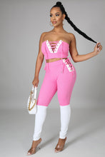 Load image into Gallery viewer, Stitching tube top strap set AY1191