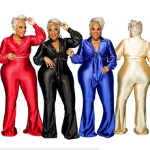 Load image into Gallery viewer, Fashion solid color casual suit(AY1366)