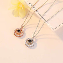 Load image into Gallery viewer, Hot selling Valentine's Day One Hundred Languages I Love You Projection Necklace