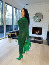 Load image into Gallery viewer, Solid color mesh long sleeve jumpsuit(AY1587)