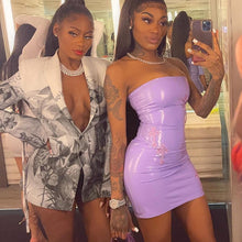 Load image into Gallery viewer, Sexy cross embroidered breast wrap dress AY1996