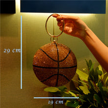 Load image into Gallery viewer, Hot rhinestone basketball handbag DN1033