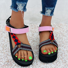 Load image into Gallery viewer, Lightly foamed flat large size beach sandals