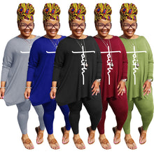 Load image into Gallery viewer, printing fashion casual two-piece women(AY1258)