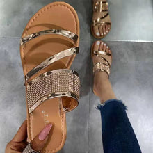 Load image into Gallery viewer, Hot selling shiny slippers(HPSD005)