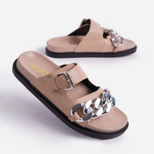 Load image into Gallery viewer, Summer new belt buckle slippers HPSD051