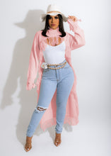 Load image into Gallery viewer, Long tassel sweater shawl(AY1485)