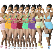 Load image into Gallery viewer, Hot selling fashion solid color bikini suit