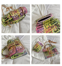 Load image into Gallery viewer, Graffiti transparent jelly bag(AB2054)