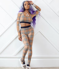 Load image into Gallery viewer, New casual striped printed long-sleeved vest two-piece suit(AY1252)