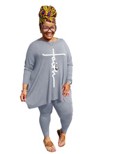 Load image into Gallery viewer, printing fashion casual two-piece women(AY1258)