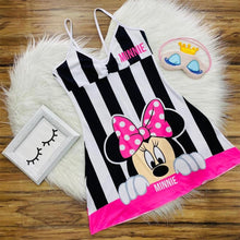 Load image into Gallery viewer, Cartoon print suspender dress(AY1566)