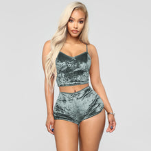 Load image into Gallery viewer, Hot selling sexy V-neck slim set