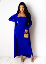 Load image into Gallery viewer, Sexy tube top long skirt jacket two-piece suit(AT1281)