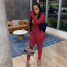 Load image into Gallery viewer, letter embroidery jumpsuit OS2025