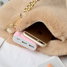 Load image into Gallery viewer, Heart-shaped fur handbag RH1046