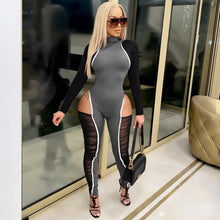 Load image into Gallery viewer, Sexy stitching highlights figure jumpsuit (AY1234)