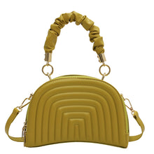 Load image into Gallery viewer, Fashionable pleated half round messenger bag(AB2066)