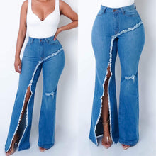 Load image into Gallery viewer, Fashion stretch ripped flared jeans(AY1465)