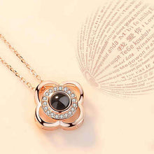 Load image into Gallery viewer, Hot selling Valentine's Day One Hundred Languages I Love You Projection Necklace