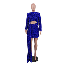 Load image into Gallery viewer, Sexy flannel sequin dress(AY1646)