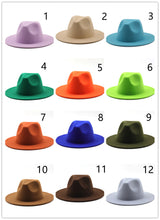 Load image into Gallery viewer, Harajuku style retro top hat ladies woolen hat(AE4038)