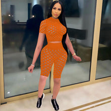 Load image into Gallery viewer, New hollow tight-fitting two-piece suit YC2109