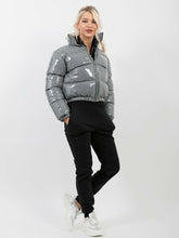 Load image into Gallery viewer, Solid color mirror zipper jacket(AY1491)