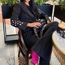 Load image into Gallery viewer, Fashion cutout blazer top