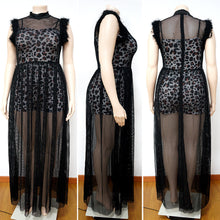 Load image into Gallery viewer, Sexy mesh maxi dress two piece set(Belt not included)AY1725