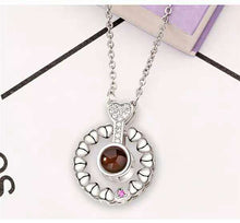 Load image into Gallery viewer, Hot selling Valentine's Day One Hundred Languages I Love You Projection Necklace