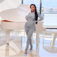 Load image into Gallery viewer, Sling drawstring net yarn two-piece(AY1628)