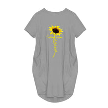 Load image into Gallery viewer, Casual Print Pocket Dress(AY1730)