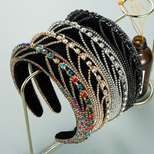 Load image into Gallery viewer, Fashion rhinestone chain headband(AE4100)