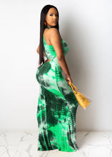 Load image into Gallery viewer, Colorful tie-dye loose dress AY1048