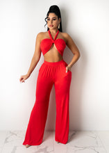 Load image into Gallery viewer, Sexy solid color wide leg pants tube top suit(AY1831)