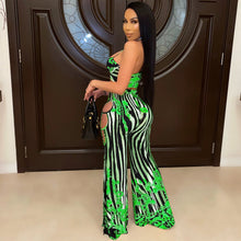 Load image into Gallery viewer, New suspender hollow leg pants suit AY1104