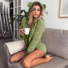 Load image into Gallery viewer, Colorful plush Plus jumpsuit