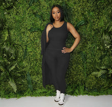 Load image into Gallery viewer, Solid color long cardigan pants suit(AY1224)