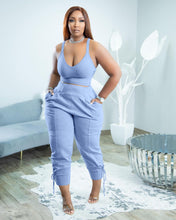 Load image into Gallery viewer, Candy color bandage leisure two-piece set AY2061