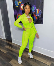 Load image into Gallery viewer, Fashion splicing line sports suit(AY1225)