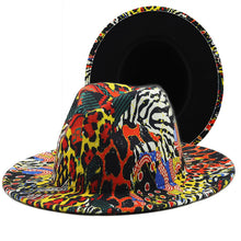 Load image into Gallery viewer, Fashion cool color matching jazz hat(AE4072)
