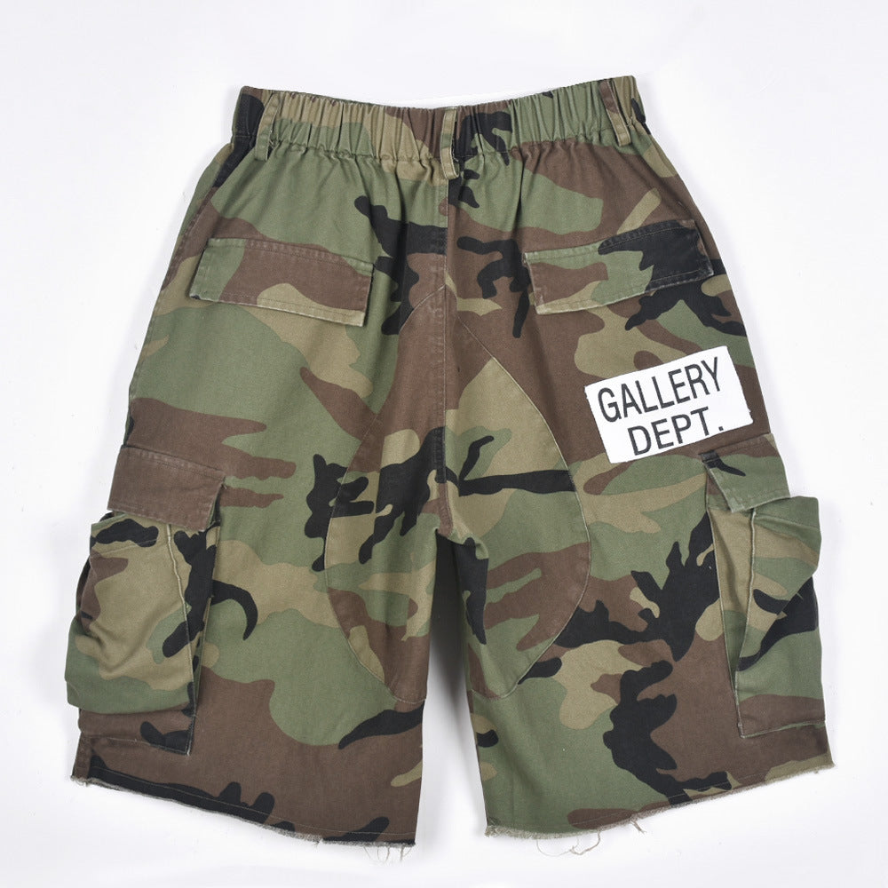 Camo Vintage Print Shorts AY2083