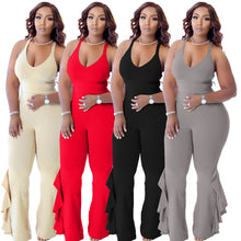 Load image into Gallery viewer, Fashion ruffled jumpsuit AY3068
