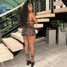 Load image into Gallery viewer, Printed low-cut hollow-out bodysuit
