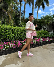 Load image into Gallery viewer, Casual loose fit knitted small suit beach skirt suit AY3660
