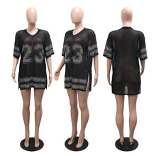 Load image into Gallery viewer, Sexy slit rhinestone top casual women&#39;s wear AY3653
