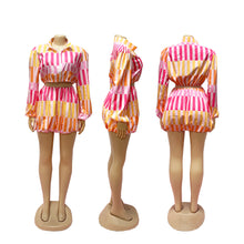 Load image into Gallery viewer, Cute puff sleeve dress suit
