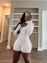 Load image into Gallery viewer, Sexy tight long-sleeved shorts two-piece suit
