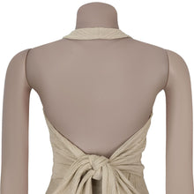 Load image into Gallery viewer, Casual halterneck top and trousers two-piece set
